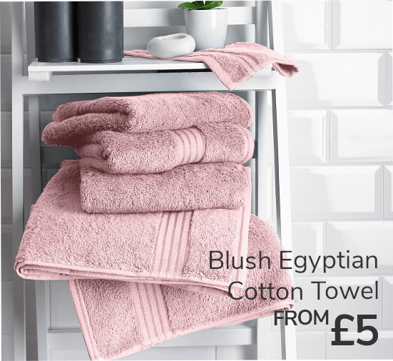 Blush Egyptian Cotton Towel